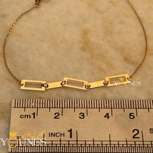 دستبند تمام طلا مینیمال